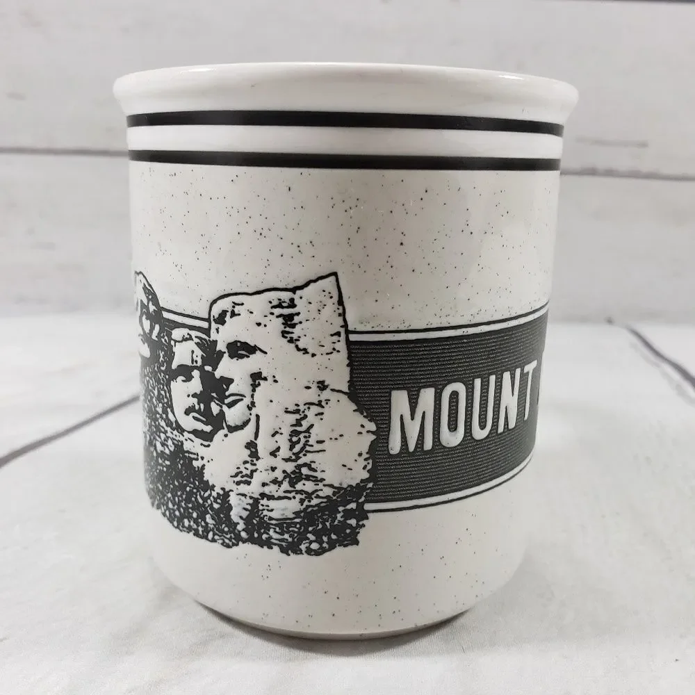 Mount Rushmore Mug Vintage Coffee Tea Cup Ceramic